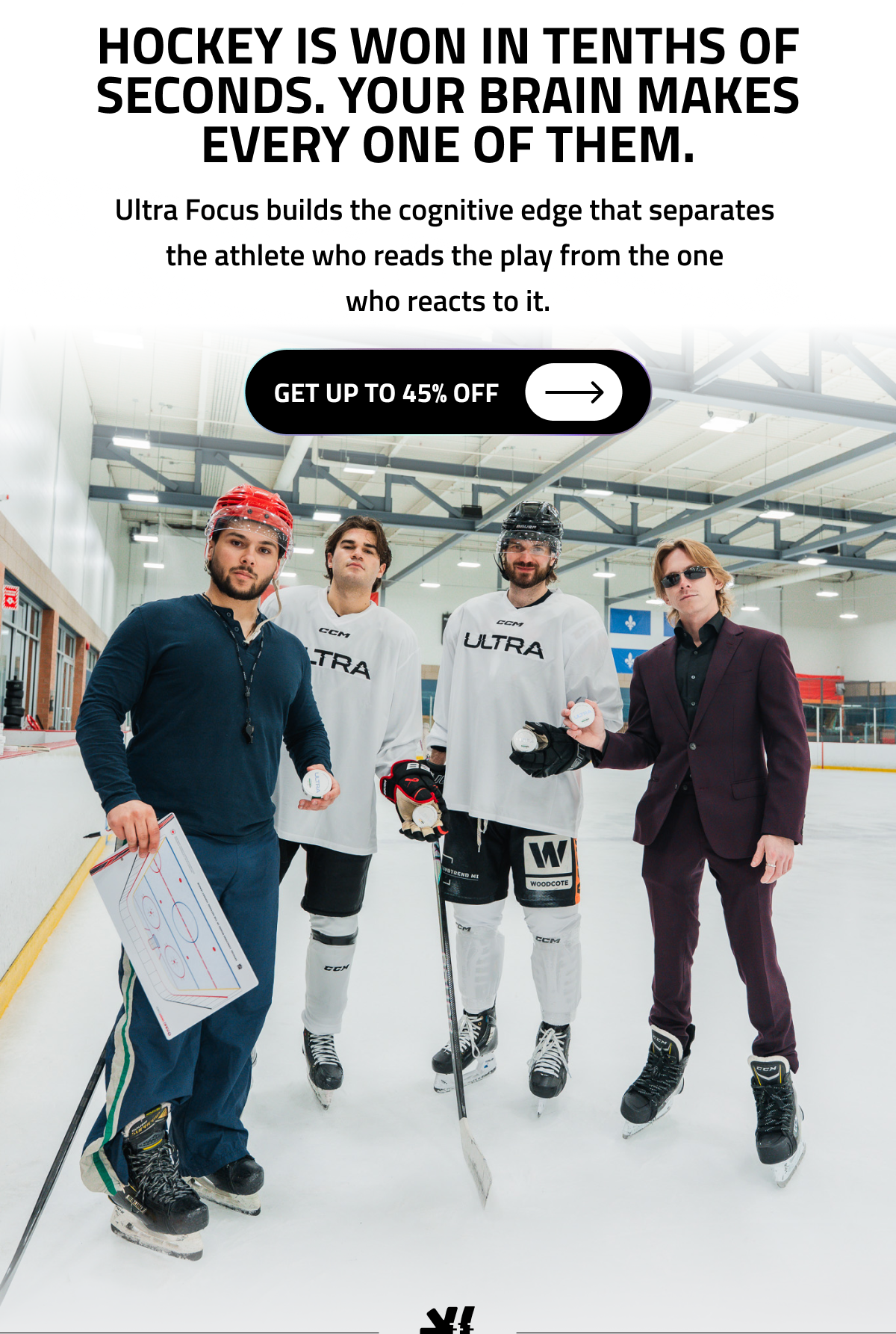 Hockey Is Won In Tenths Of Seconds. Your Brain Makes Every One of Them | Get Up To 45% Off