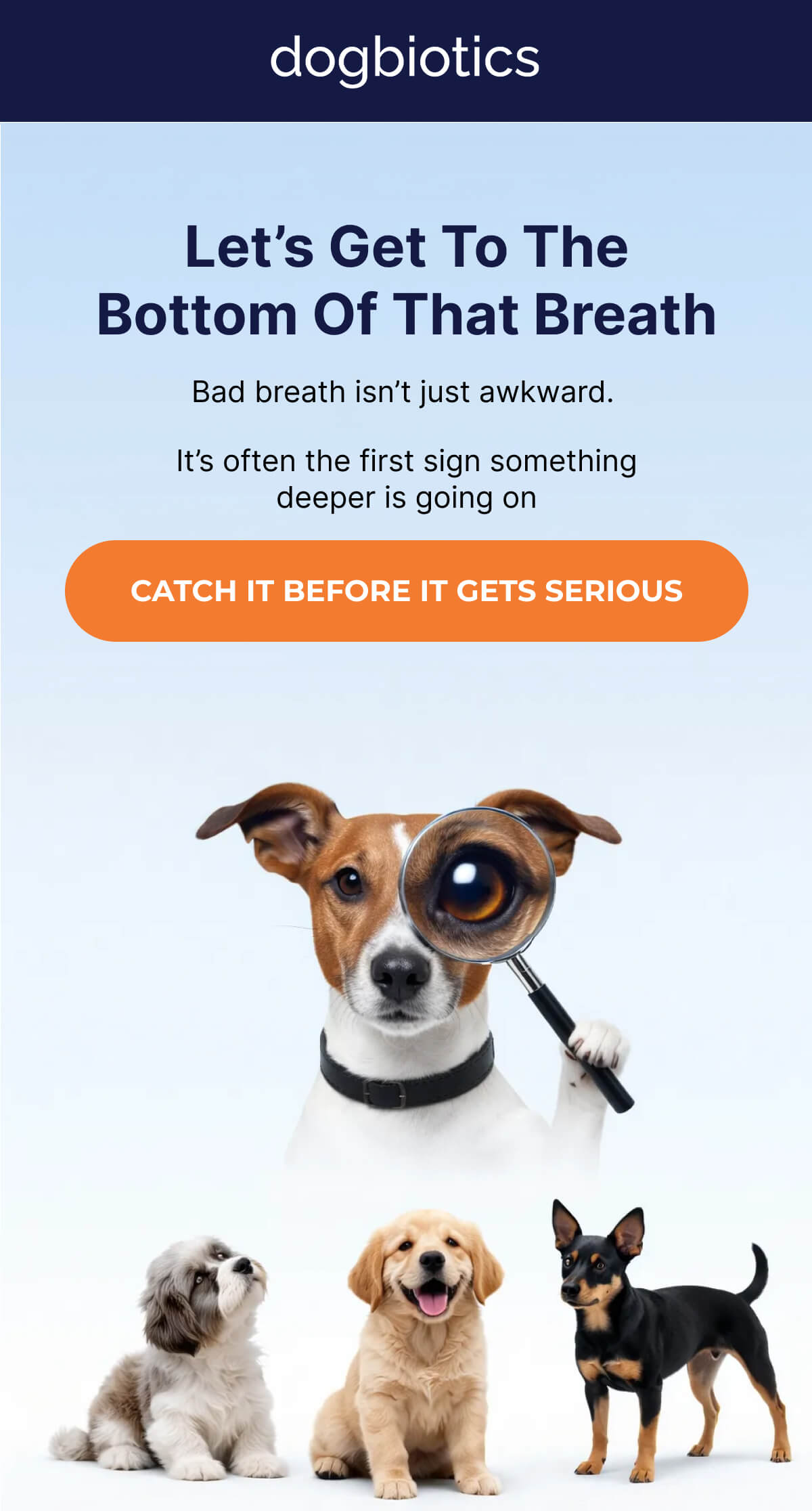 Let's get to the bottom of that breath | Bad breath isn't just awkward. It's often the first sign something deeper is going on | CATCH IT BEFORE IT GETS SERIOUS 