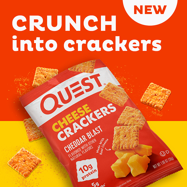 NEW! Quest Cheese Crackers Quest Nutrition
