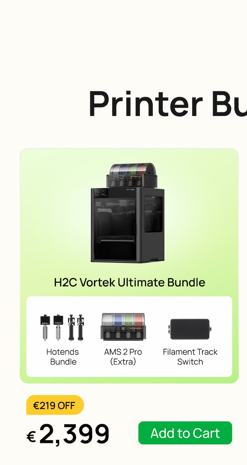 H2C bundle sale