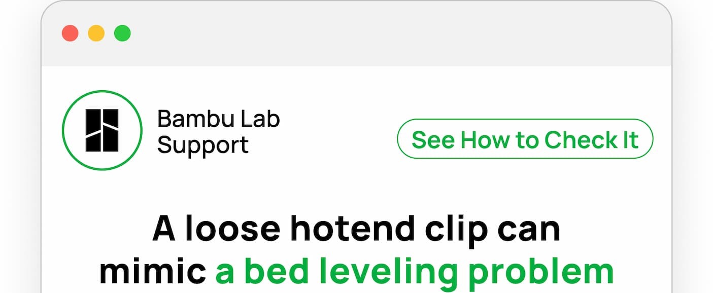 A loose hotend clip can mimic a bed leveling problem