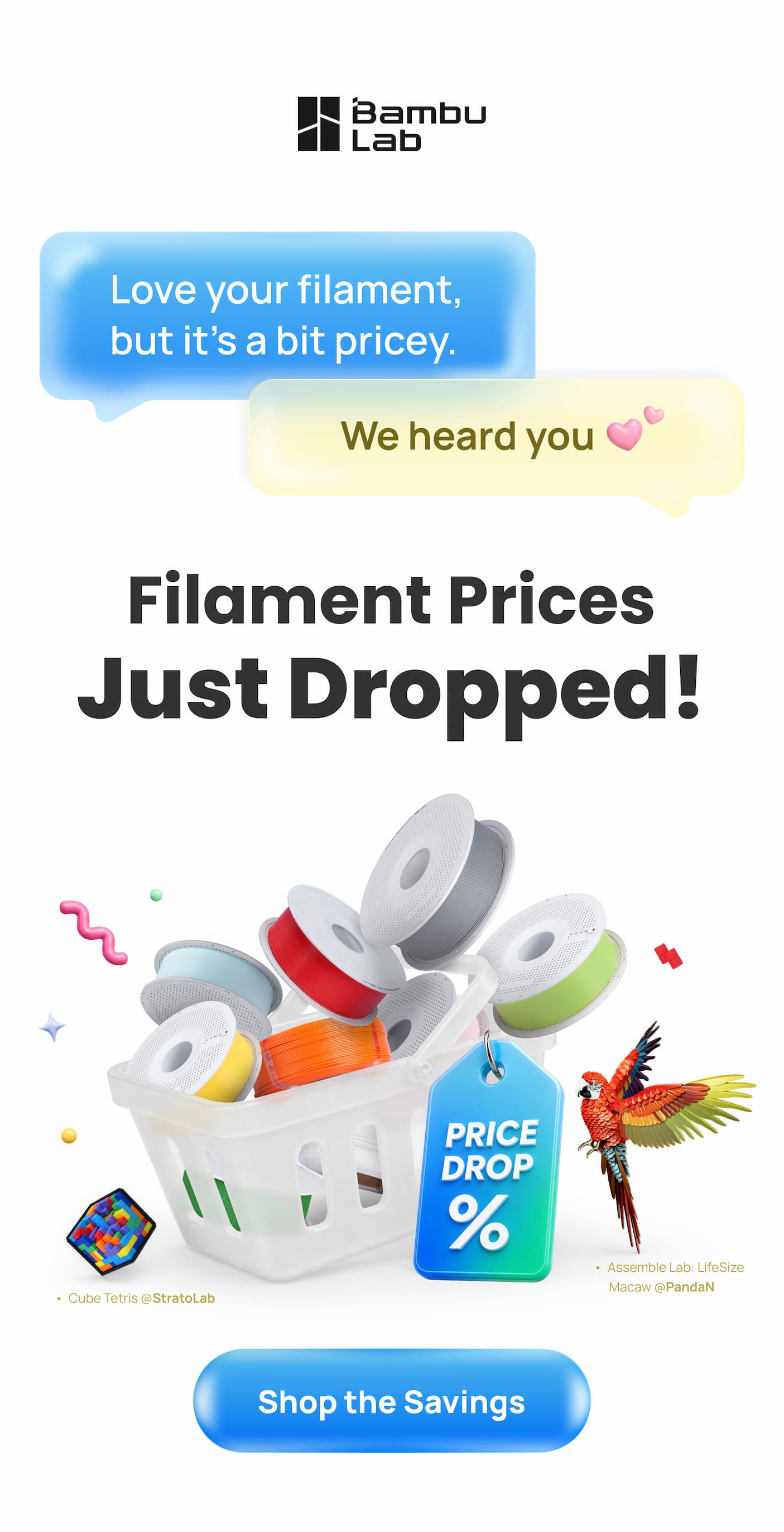 filament prices just dropped