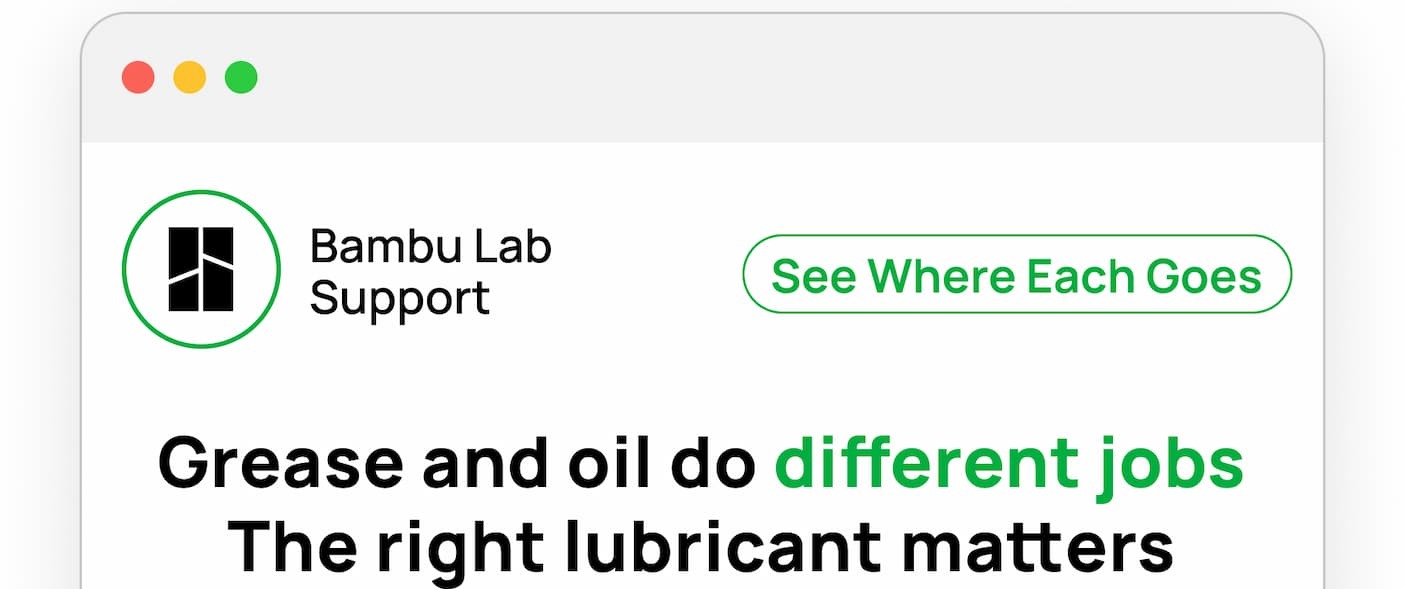 grease and oil do different jobs