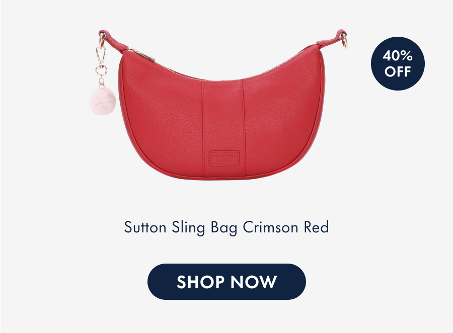 Sutton Sling Bag Crimson Red