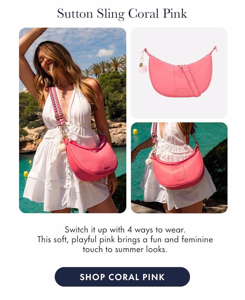 Sutton Sling Coral Pink