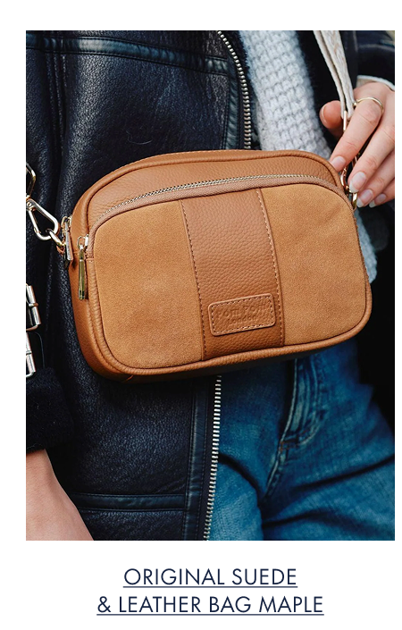 Original Suede & Leather Bag MAPLE