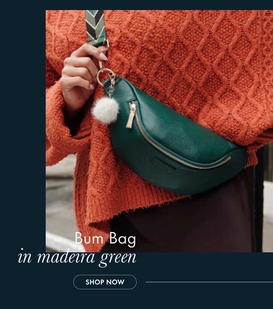 Bum Bag in madeira green