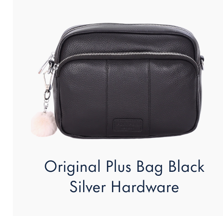 Original Plus Bag Black Silver Hardware