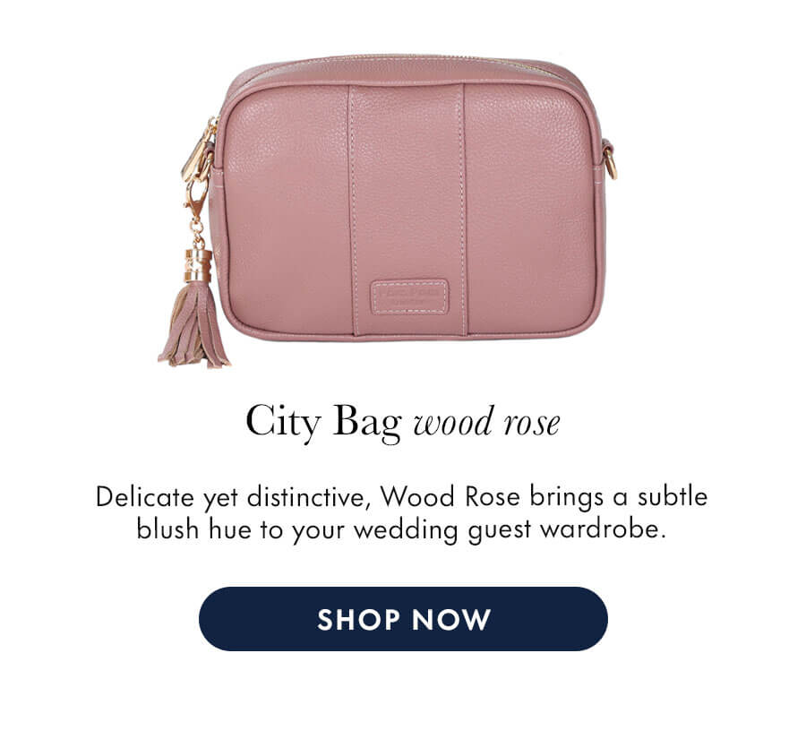 City Bag Wood Rose