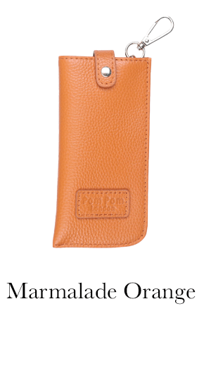 Grosvenor Glasses Case Marmalade Orange