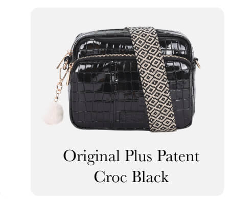 Original Plus Patent Croc Black