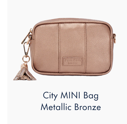 City MINI Bag Metallic Bronze
