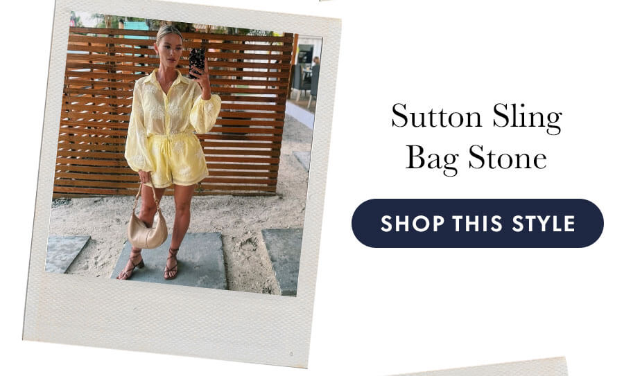 Sutton Sling Bag Stone