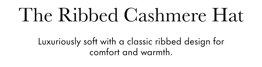 The Ribbed Cashmere Hat