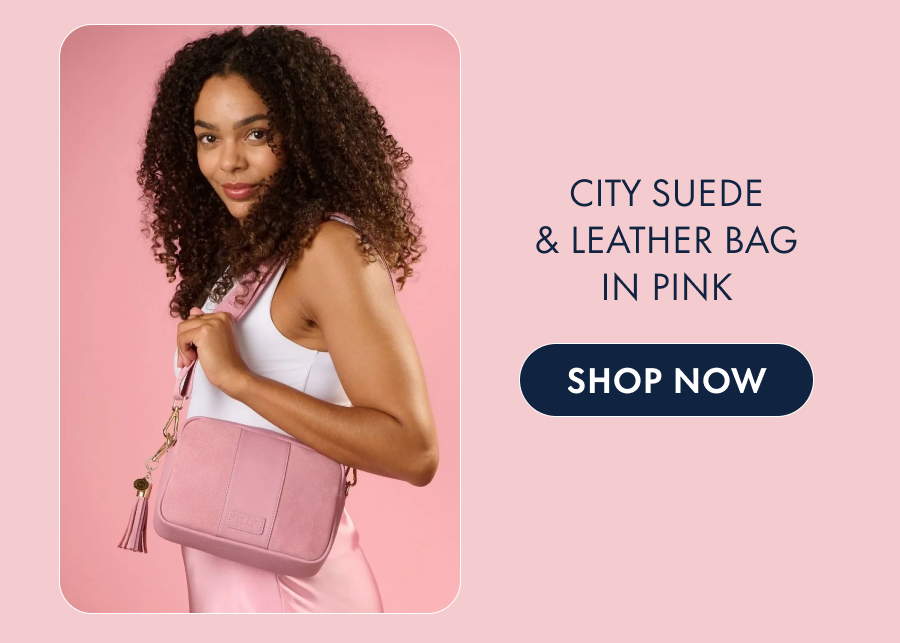 City Suede & Leather Bag