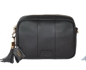 POM POM LONDON CITY BAG BLACK