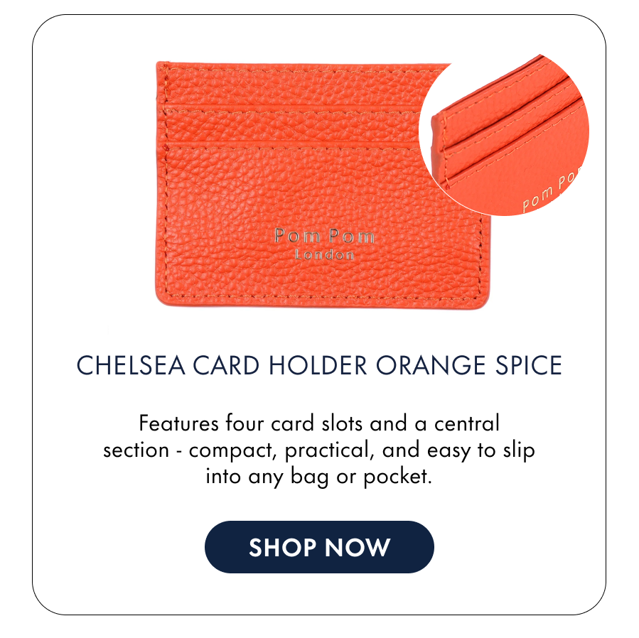 Chelsea Card Holder Orange Spice