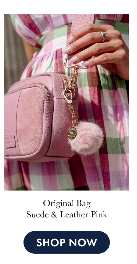 Original Bag Suede & Leather Pink