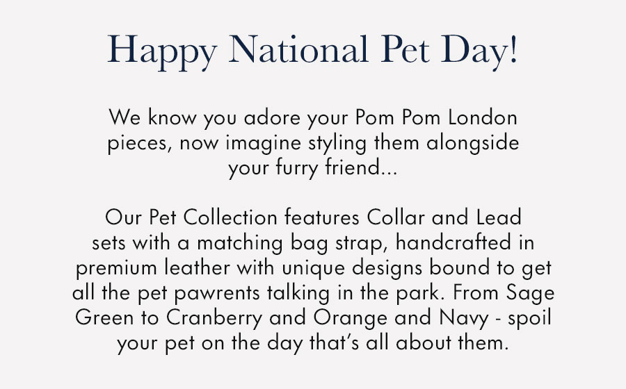 Happy National Pet Day!