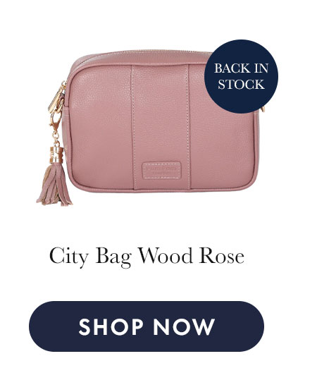 City Bag Wood Rose