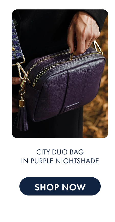 City Duo Bag in Purple Nightshade