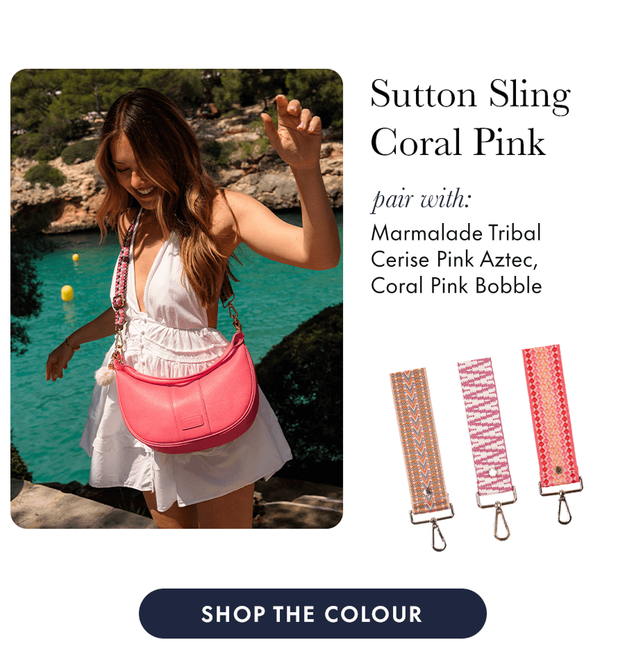 Sutton Sling Coral Pink