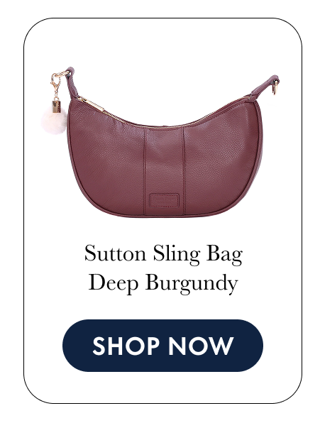 Sutton Sling Bag Deep Burgundy