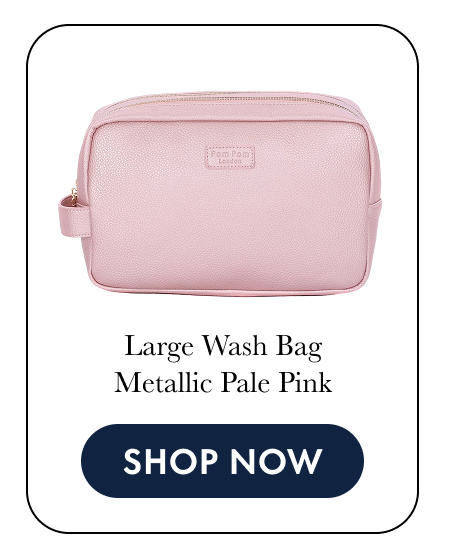 Laptop Sleeve Metallic Pale Pink
