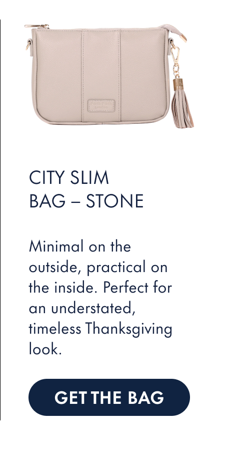 City Slim Bag – Stone