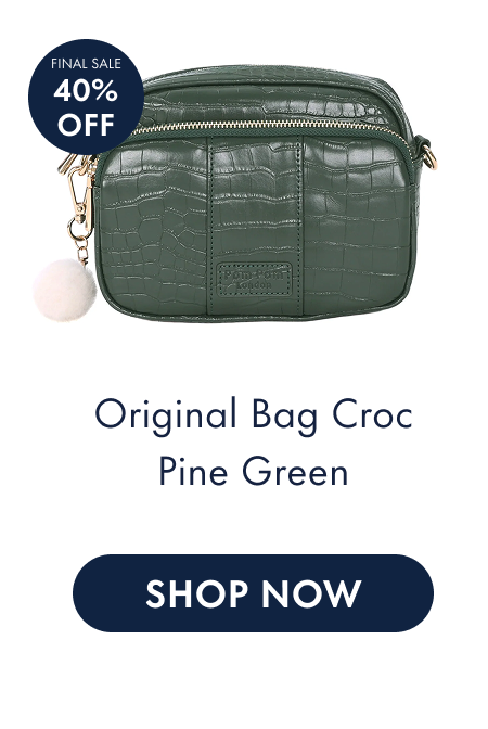Original Bag Croc Pine Green