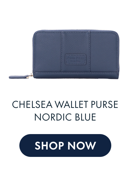 Chelsea Wallet Purse Nordic Blue
