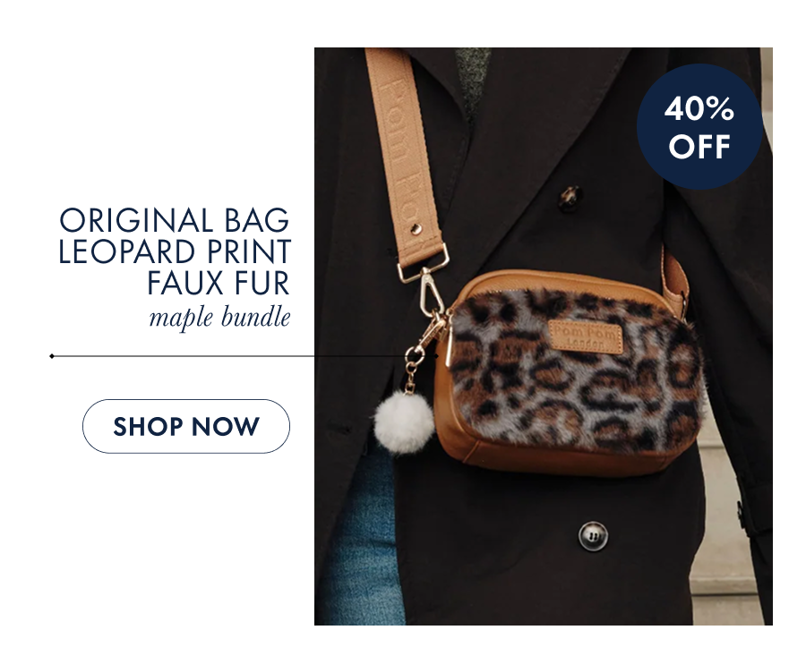 Original Bag Leopard Print Faux Fur Maple Bundle