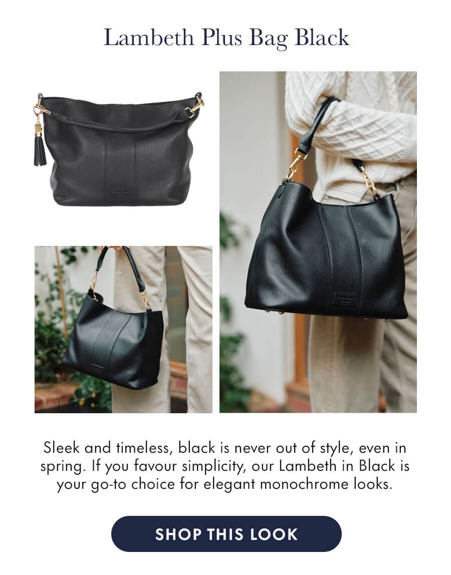 Lambeth Plus Bag Black