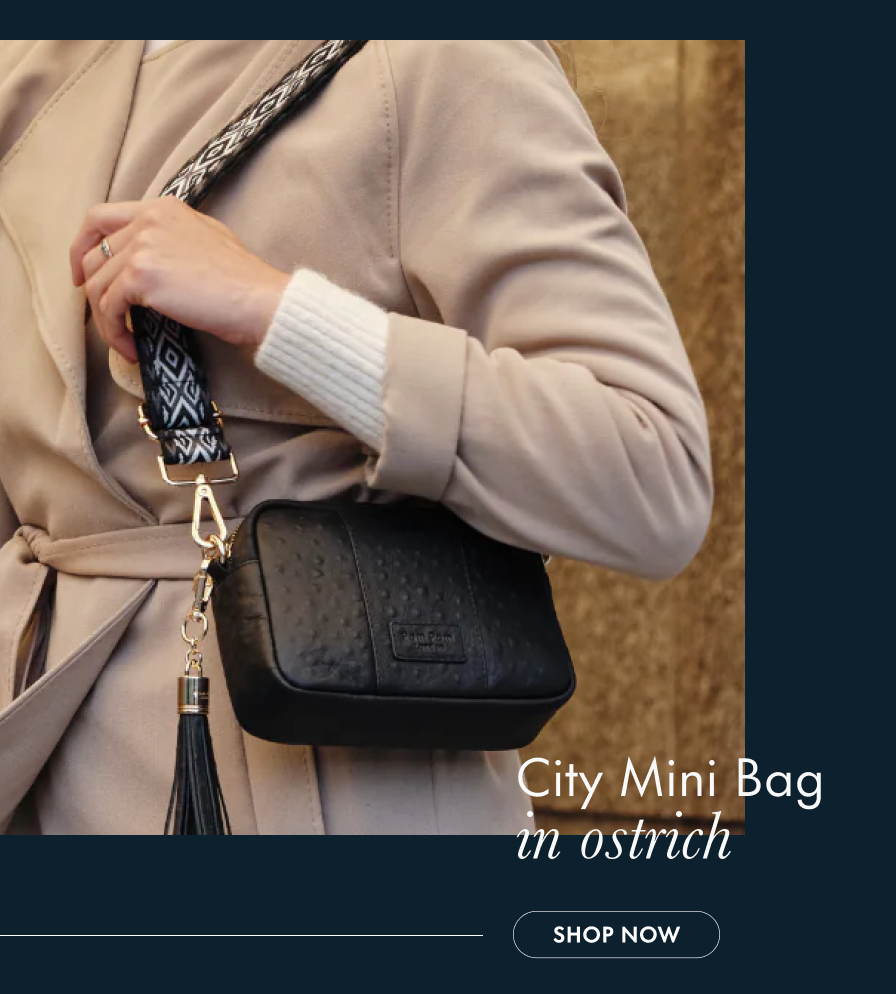 City Mini Bag in ostrich