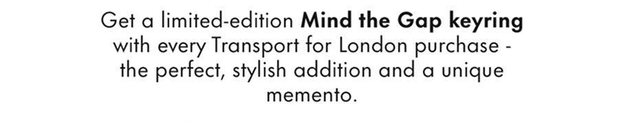 Mind the Gap keyring