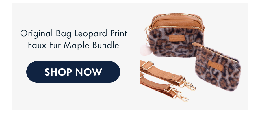 Original Leopard Print Faux Fur Bag in Maple