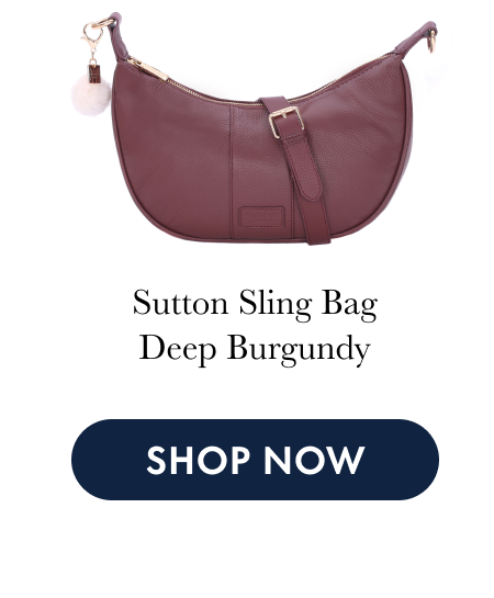 Sutton Sling Bag Deep Burgundy