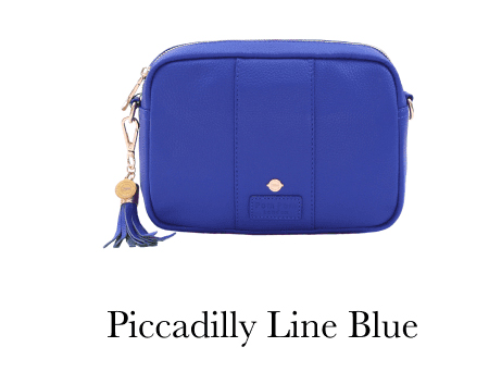 Pom Pom London City Bag Piccadilly Line Blue