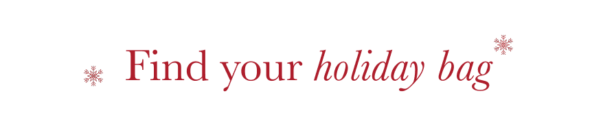 Find your holiday bag