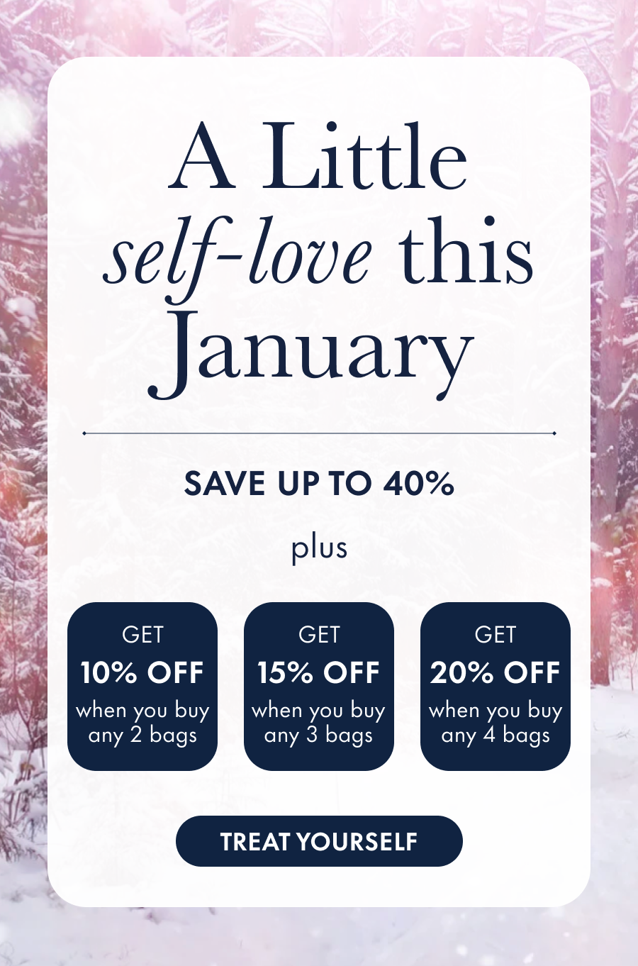 It's self-gifting January!