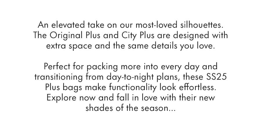 SS25 Plus Styles ORIGINAL & CITY