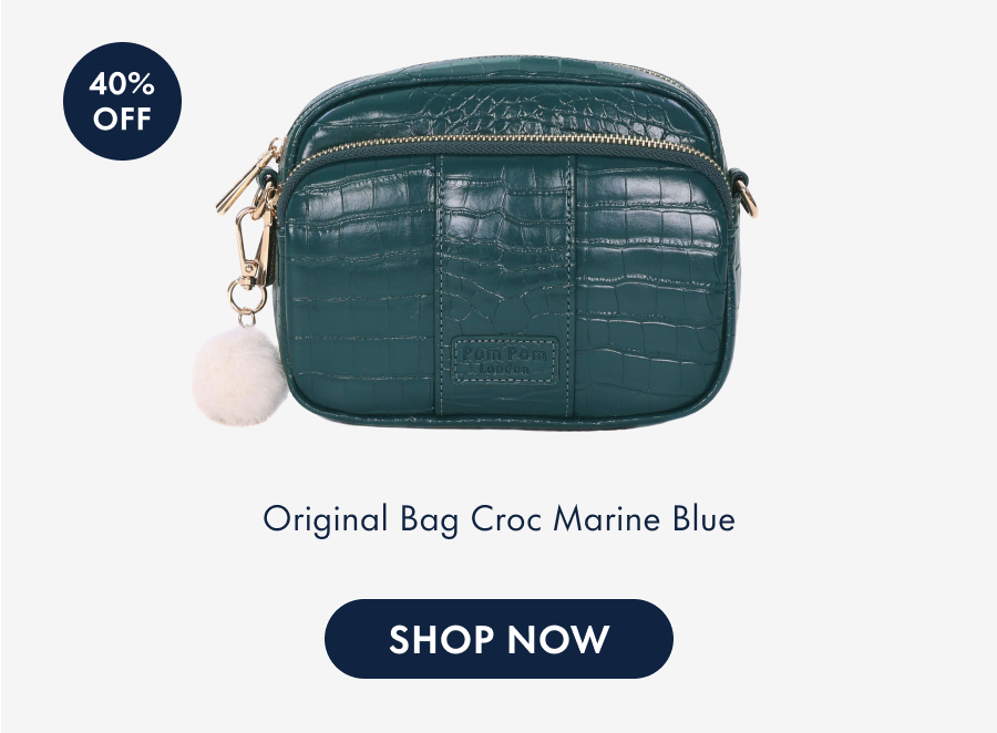 Original Bag Croc Marine Blue