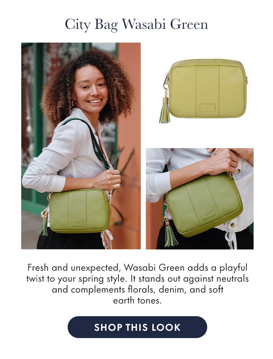 City Bag Wasabi Green