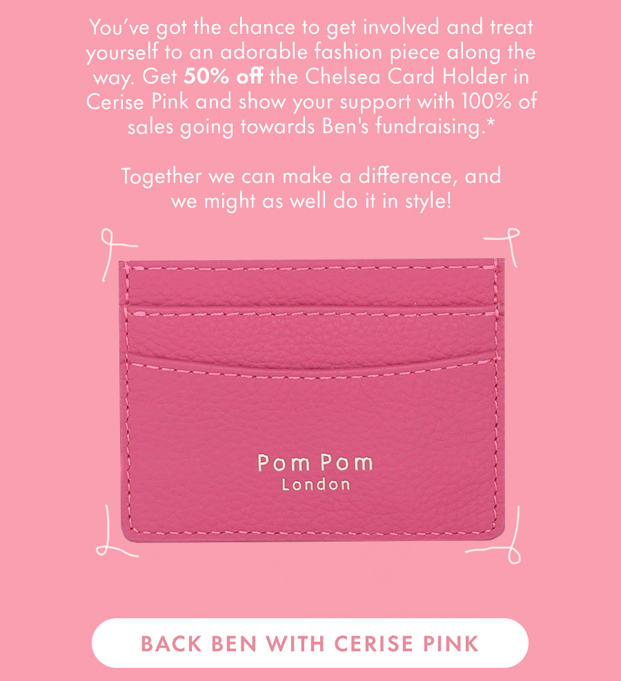 Back Ben with Cerise Pink