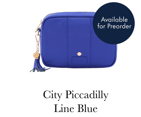 Pom Pom London City Bag Piccadilly Line Blue