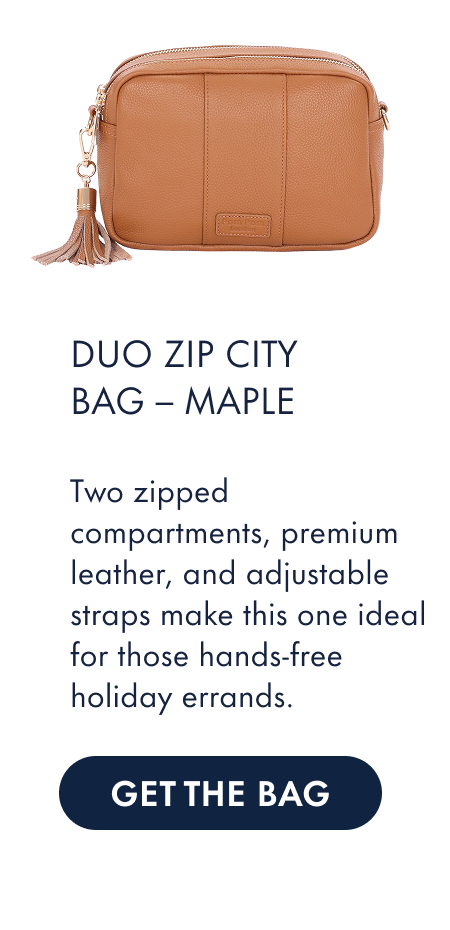 Duo Zip City Bag – Maple