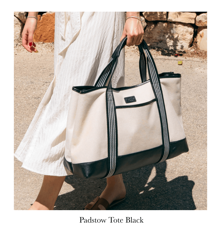 Padstow Tote Black
