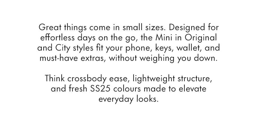 SS25 Colours Mini But Mighty