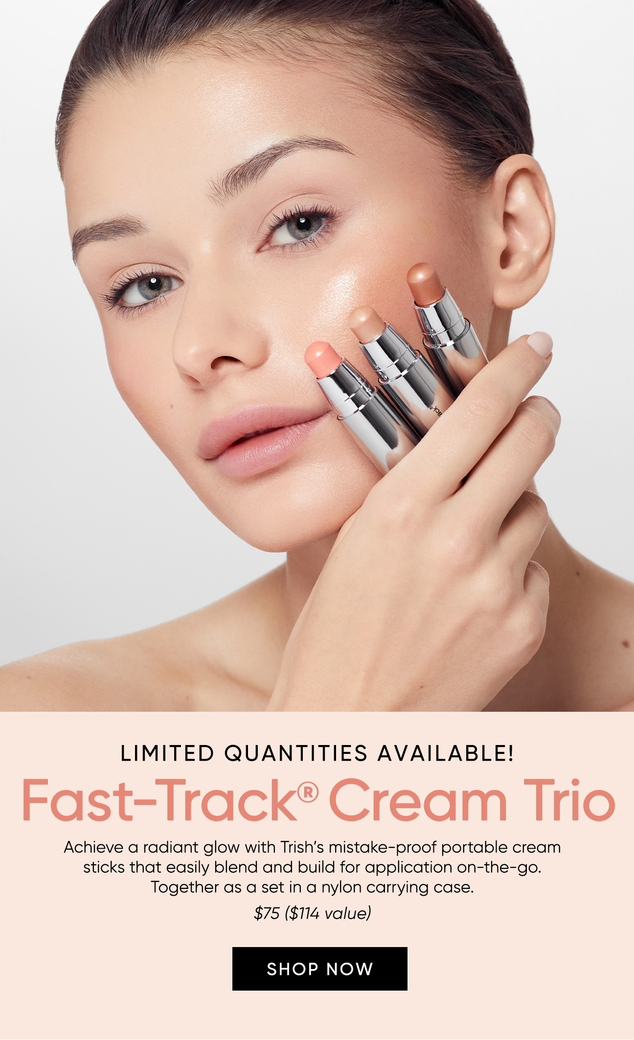 FastTrack® Cream Trio Limited Quantities Available Trish McEvoy