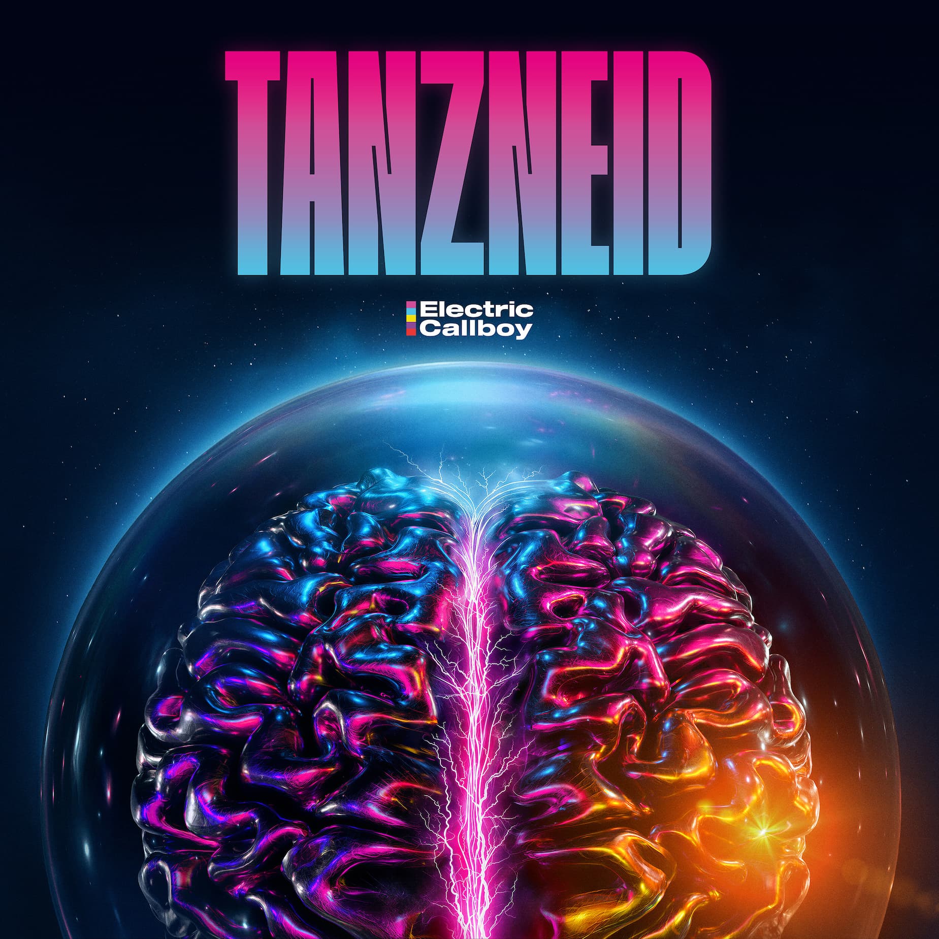 Portada oficial del álbum TANZNEID de Electric Callboy